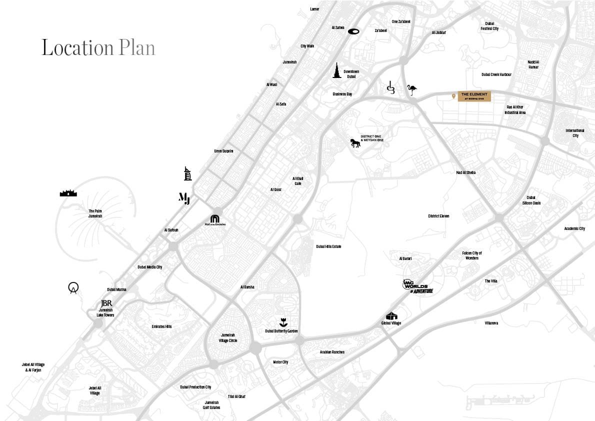 The Element at Sobha One Site Plan Brochure_1