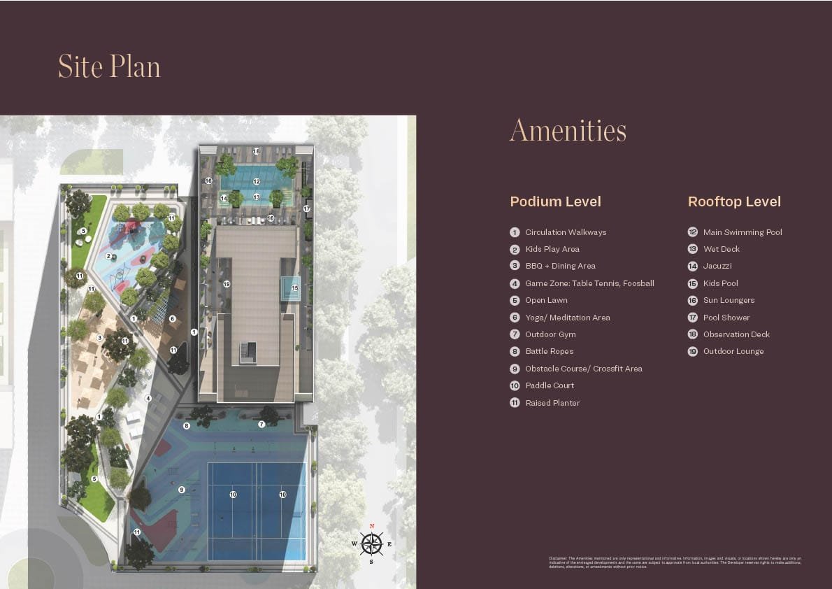 The Element at Sobha One Site Plan Brochure_3